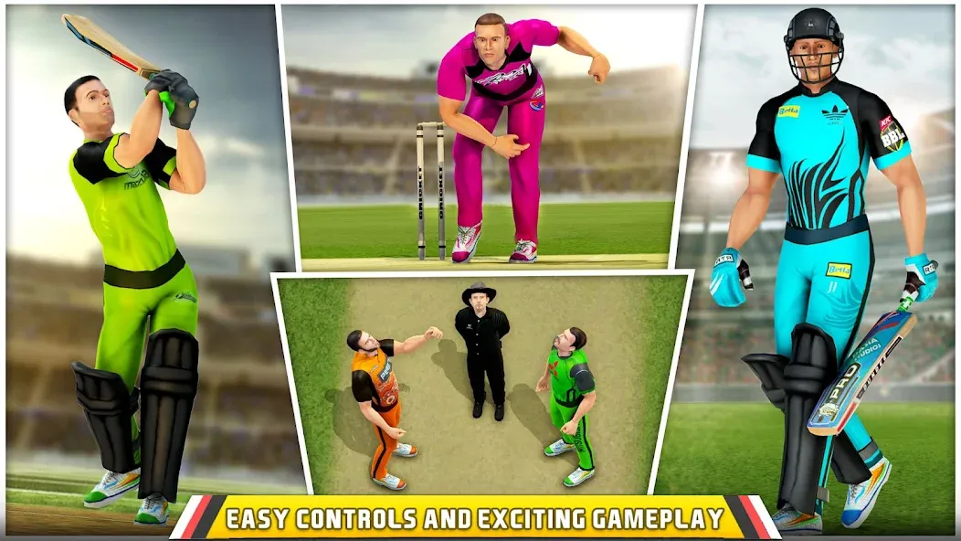 Aussie T20 Cricket Game 2023  [МОД Бесконечные монеты] Screenshot 2