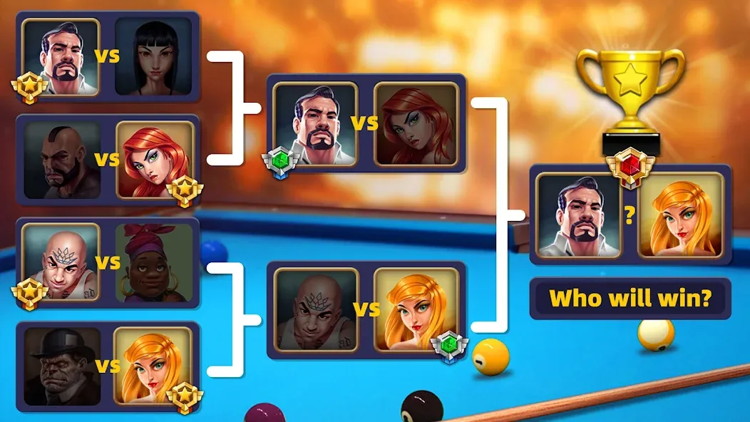 8 Pool Clash (Пул Клаш)  [МОД Много денег] Screenshot 4