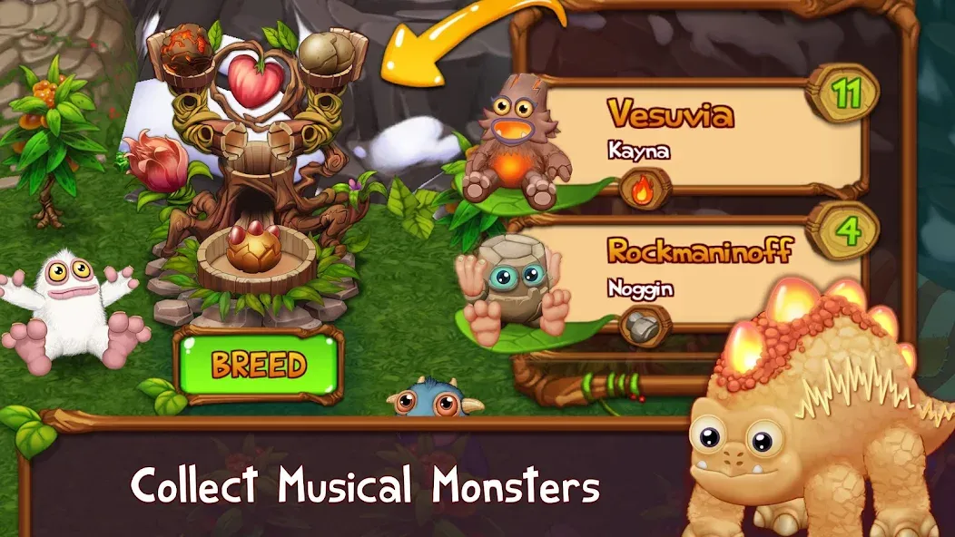 Singing Monsters: Dawn of Fire (Сингинг Монстерс)  [МОД Много денег] Screenshot 1