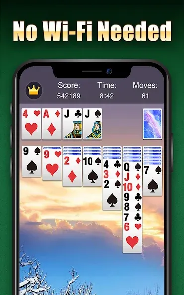 Solitaire  [МОД Бесконечные монеты] Screenshot 3