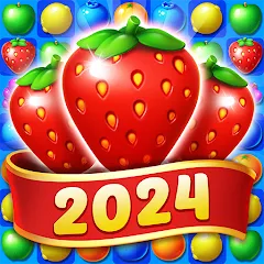 Взломанная Fruit Diary - Match 3 Games  [МОД Много денег] - последняя версия apk на Андроид