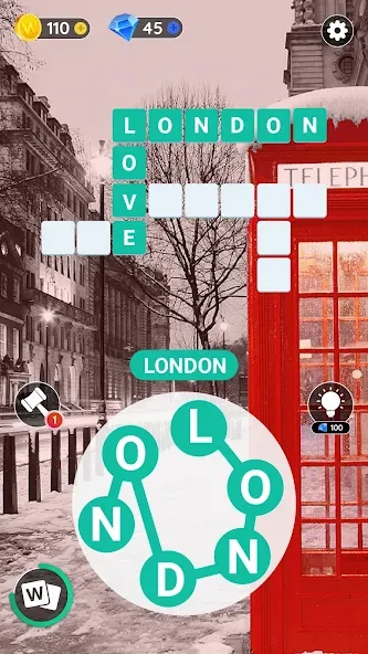 Word City: Connect Word Game (Ворд Сити)  [МОД Много денег] Screenshot 1