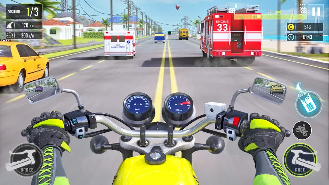 3d Bike Racing Bike Race Games  [МОД Много денег] Screenshot 2