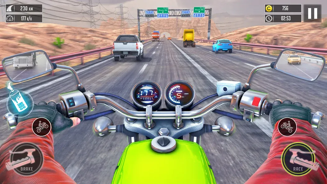 3d Bike Racing Bike Race Games  [МОД Много денег] Screenshot 3