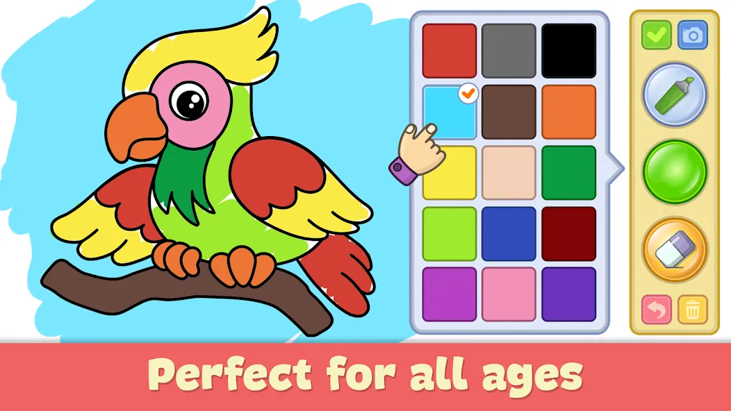 Kids Coloring & Drawing Games  [МОД Menu] Screenshot 1