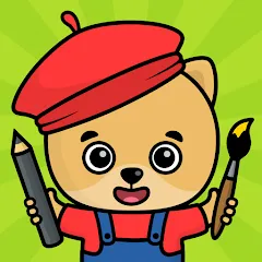 Взломанная Kids Coloring & Drawing Games  [МОД Menu] - полная версия apk на Андроид