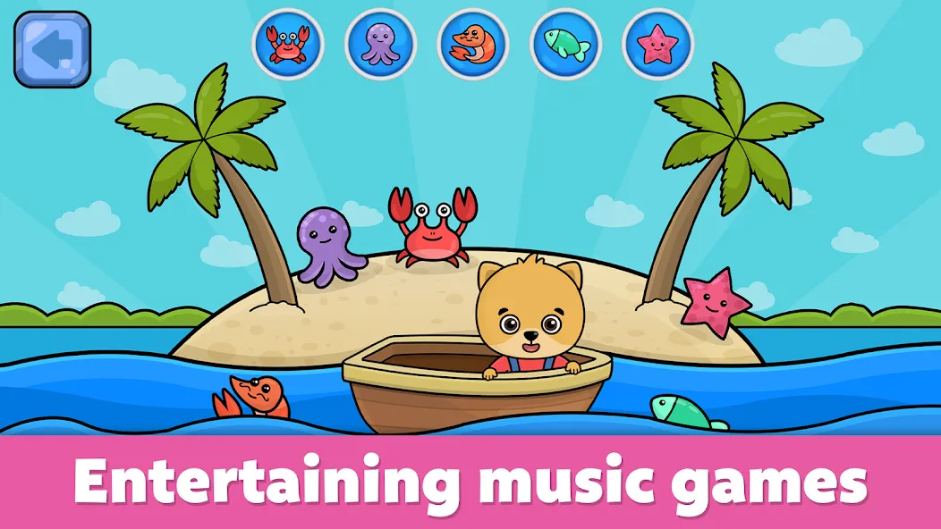 Baby Piano: Kids Music Games  [МОД Menu] Screenshot 4