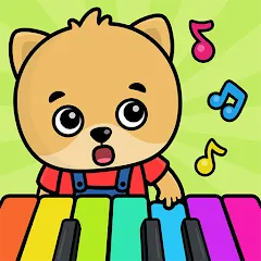 Скачать взломанную Baby Piano: Kids Music Games  [МОД Menu] - последняя версия apk на Андроид