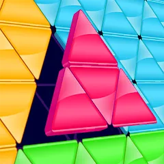 Взломанная Block! Triangle Puzzle:Tangram  [МОД Menu] - стабильная версия apk на Андроид