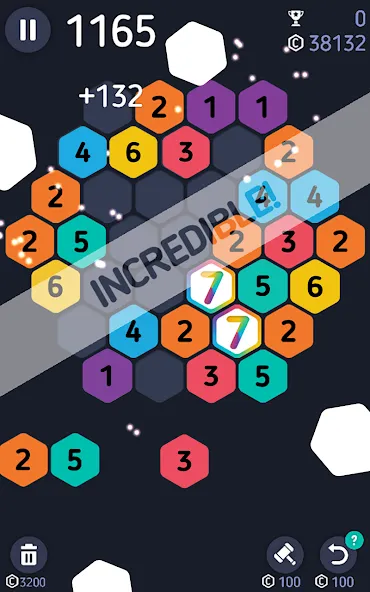 Make7! Hexa Puzzle  [МОД Unlocked] Screenshot 4