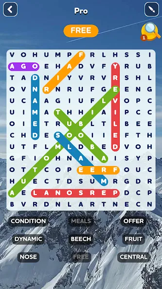 Word Search - Word Puzzle Game  [МОД Mega Pack] Screenshot 3