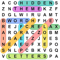 Взломанная Word Search - Word Puzzle Game  [МОД Mega Pack] - последняя версия apk на Андроид