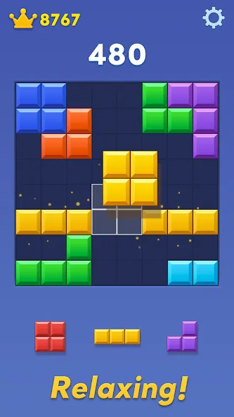 Block Blast! (Блок Бласт)  [МОД Бесконечные монеты] Screenshot 2