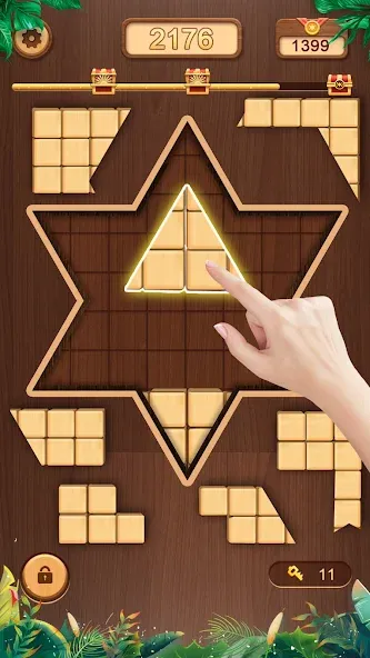 WoodCube - Woody Puzzle (ВудКуб)  [МОД Все открыто] Screenshot 3