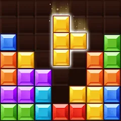 Взломанная Block Gems: Block Puzzle Games (Блок драгоценные камни)  [МОД Mega Pack] - полная версия apk на Андроид