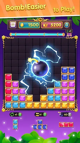 Block Puzzle: Block Blast!  [МОД Много денег] Screenshot 2