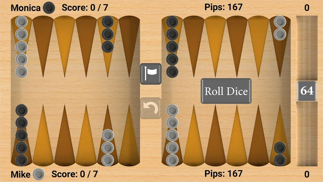 Bluetooth Backgammon  [МОД Много денег] Screenshot 2