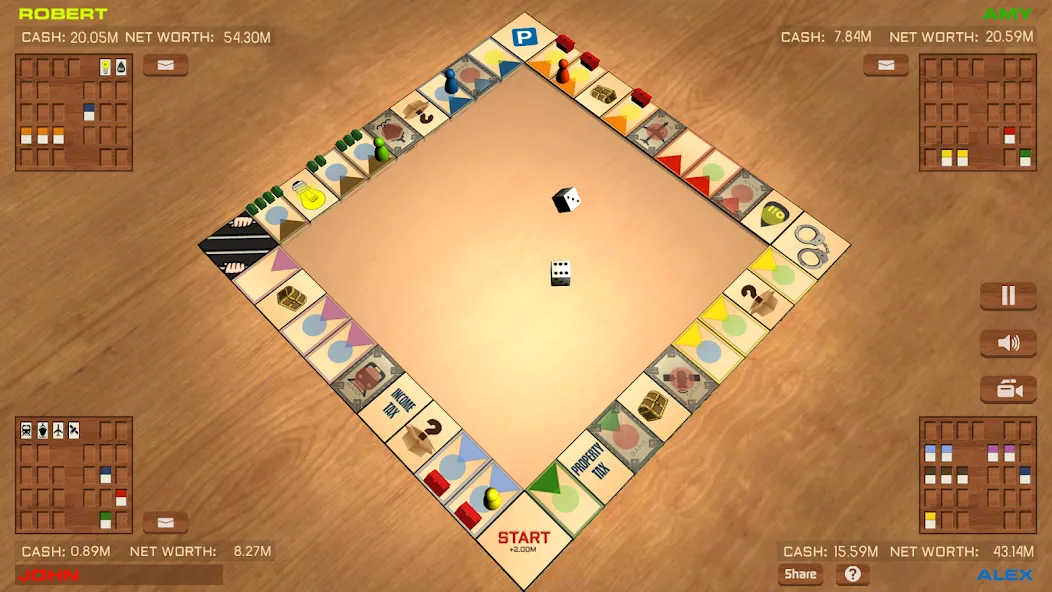 Businessman ONLINE board game (Бизнесмен онлайн настольная игра)  [МОД Много денег] Screenshot 1