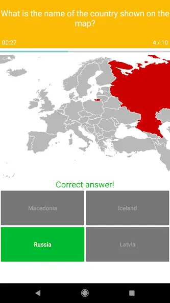 Europe Map Quiz - European Cou  [МОД Меню] Screenshot 3