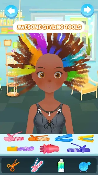Hair salon games : Hairdresser  [МОД Много денег] Screenshot 2