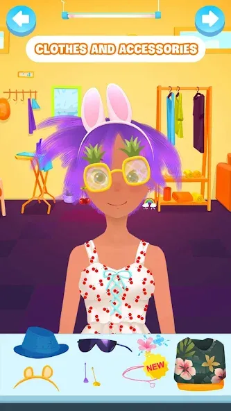 Hair salon games : Hairdresser  [МОД Много денег] Screenshot 3