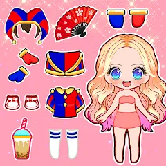 Скачать взломанную Doll Dress Up: Makeup Games (Долл Дресс Ап)  [МОД Unlocked] - полная версия apk на Андроид