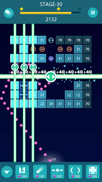 Bricks and Balls - Brick Game  [МОД Много монет] Screenshot 3