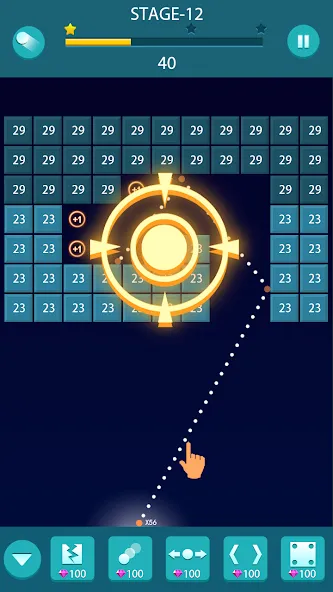 Bricks and Balls - Brick Game  [МОД Много монет] Screenshot 4