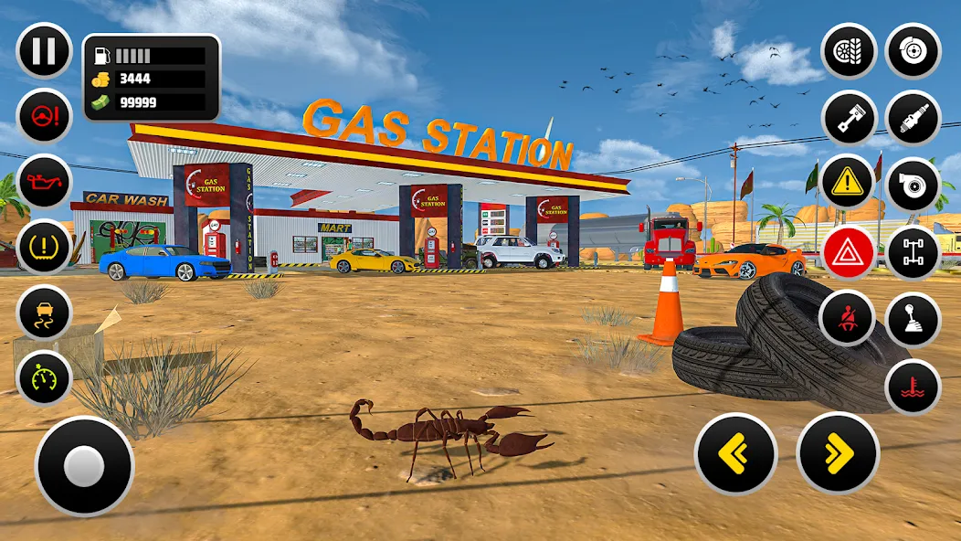 Gas Station Simulator Games  [МОД Бесконечные деньги] Screenshot 3