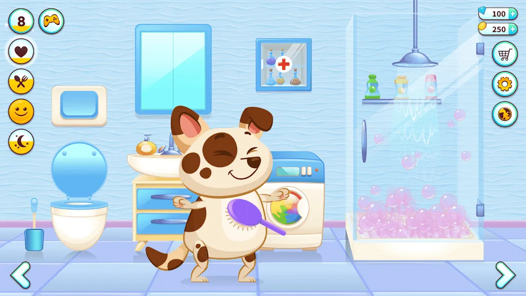 Duddu - My Virtual Pet Dog  [МОД Бесконечные монеты] Screenshot 1