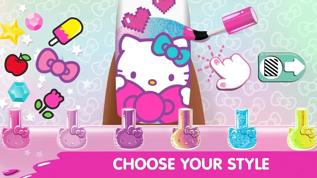 Hello Kitty Nail Salon  [МОД Unlocked] Screenshot 2