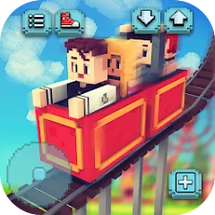 Взломанная Theme Park Craft: Build & Ride  [МОД Бесконечные деньги] - последняя версия apk на Андроид