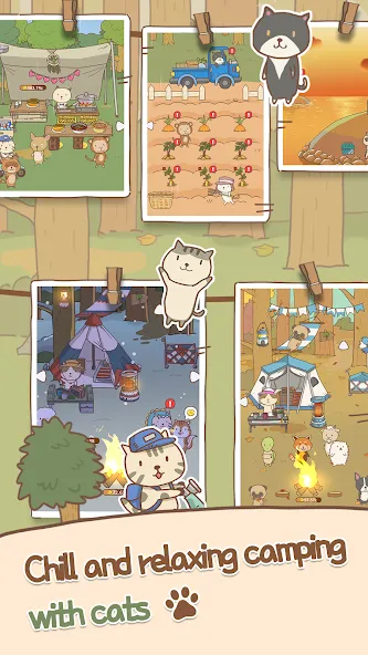 Animal Camping: Idle Camp (Анимал Кемпинг)  [МОД Все открыто] Screenshot 1