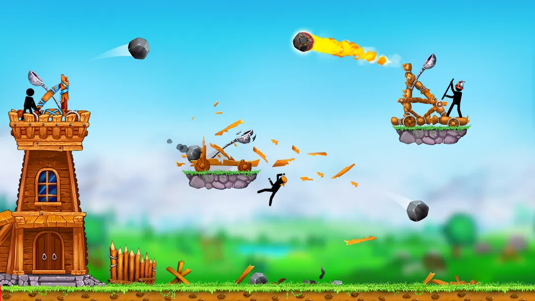 The Catapult 2 : bone masters  [МОД Много монет] Screenshot 1