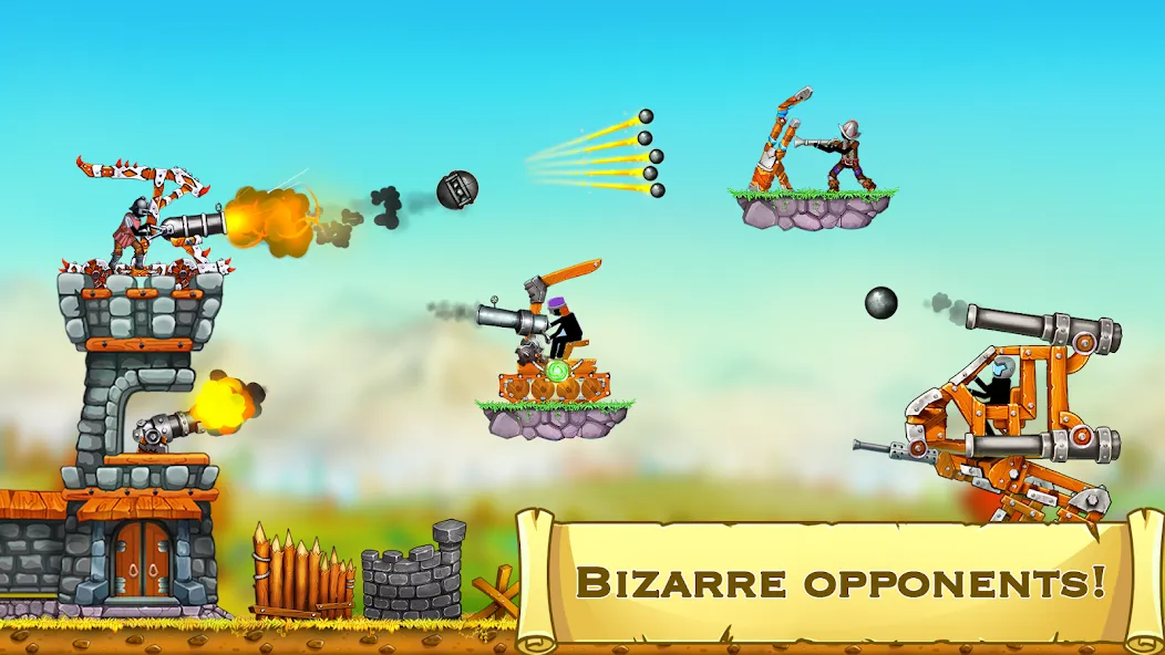 The Catapult 2 : bone masters  [МОД Много монет] Screenshot 3