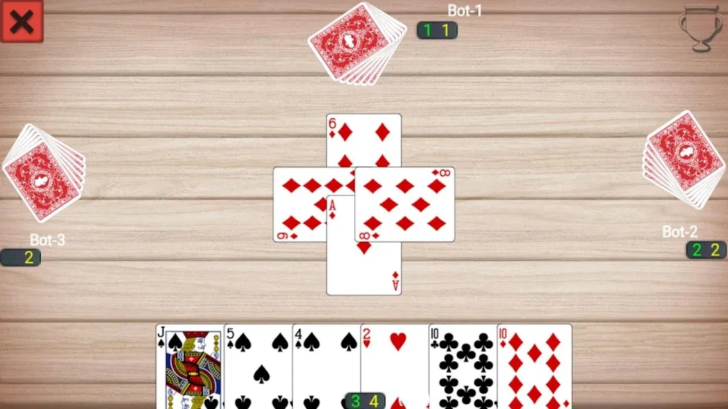 Callbreak Master - Card Game (Коллбрейк Мастер)  [МОД Меню] Screenshot 4