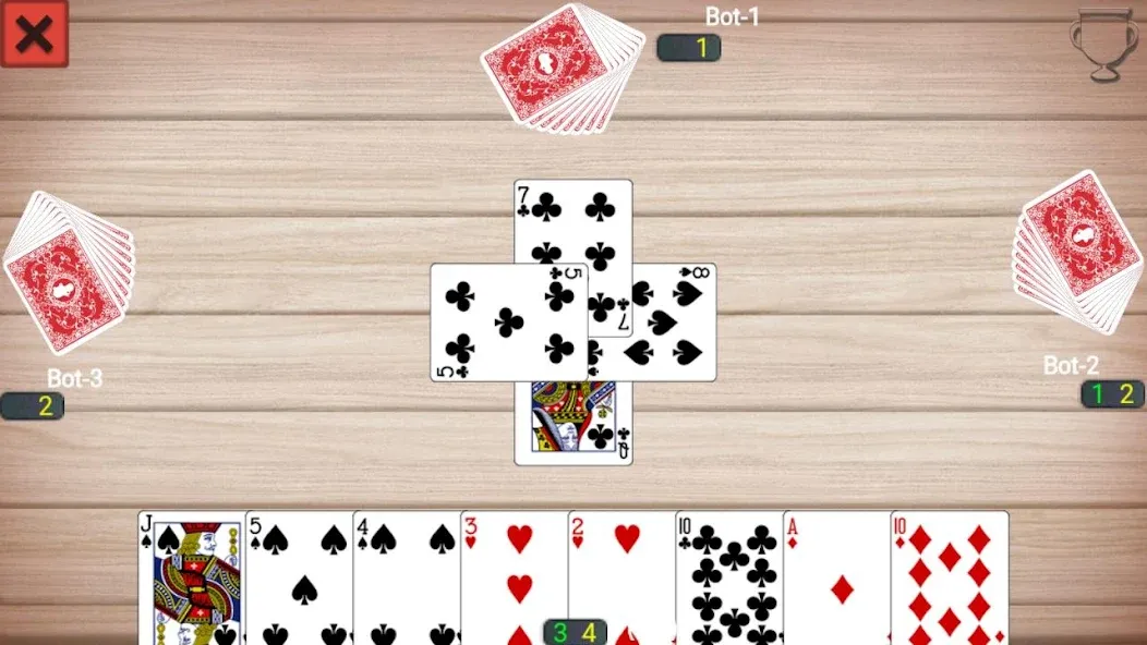 Callbreak Master - Card Game (Коллбрейк Мастер)  [МОД Меню] Screenshot 5