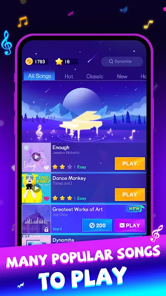 Beat Piano Dance:music game (Маджик Пиано Тайлз)  [МОД Unlocked] Screenshot 5