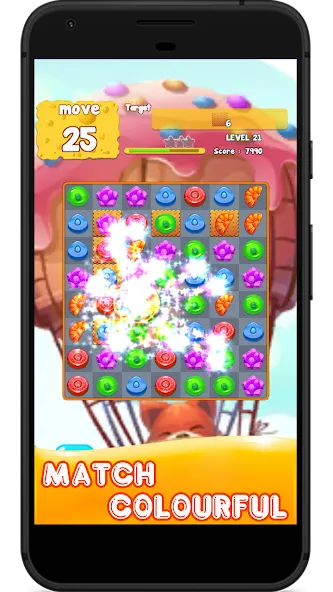 Candy 2024-Candy Match 3 Game (Кэнди 2023)  [МОД Unlimited Money] Screenshot 4