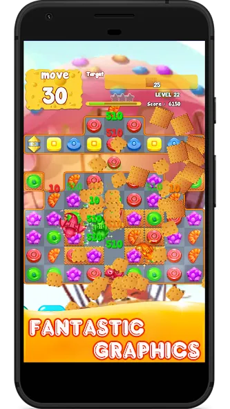 Candy 2024-Candy Match 3 Game (Кэнди 2023)  [МОД Unlimited Money] Screenshot 5