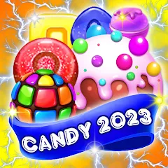 Взломанная Candy 2024-Candy Match 3 Game (Кэнди 2023)  [МОД Unlimited Money] - стабильная версия apk на Андроид