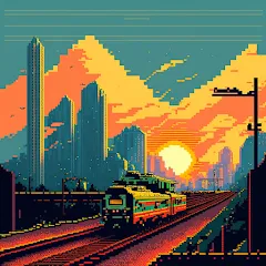 Скачать взломанную Train. Station. Railroad. (Трейн Кликер)  [МОД Много монет] - полная версия apk на Андроид