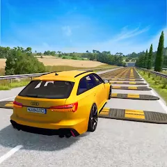 Скачать взломанную Beam Drive Road Crash 3D Games (Бим Драйв Роад Краш 3Д Геймс)  [МОД Mega Pack] - стабильная версия apk на Андроид