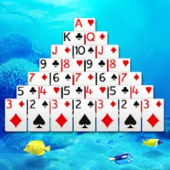 Взлом Pyramid Solitaire  [МОД Бесконечные монеты] - полная версия apk на Андроид