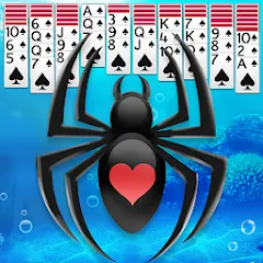 Взлом Spider Solitaire  [МОД Mega Pack] - стабильная версия apk на Андроид