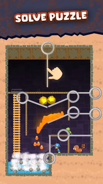 Mine Rescue: Gold Mining Games (Майн Рескью)  [МОД Много денег] Screenshot 4