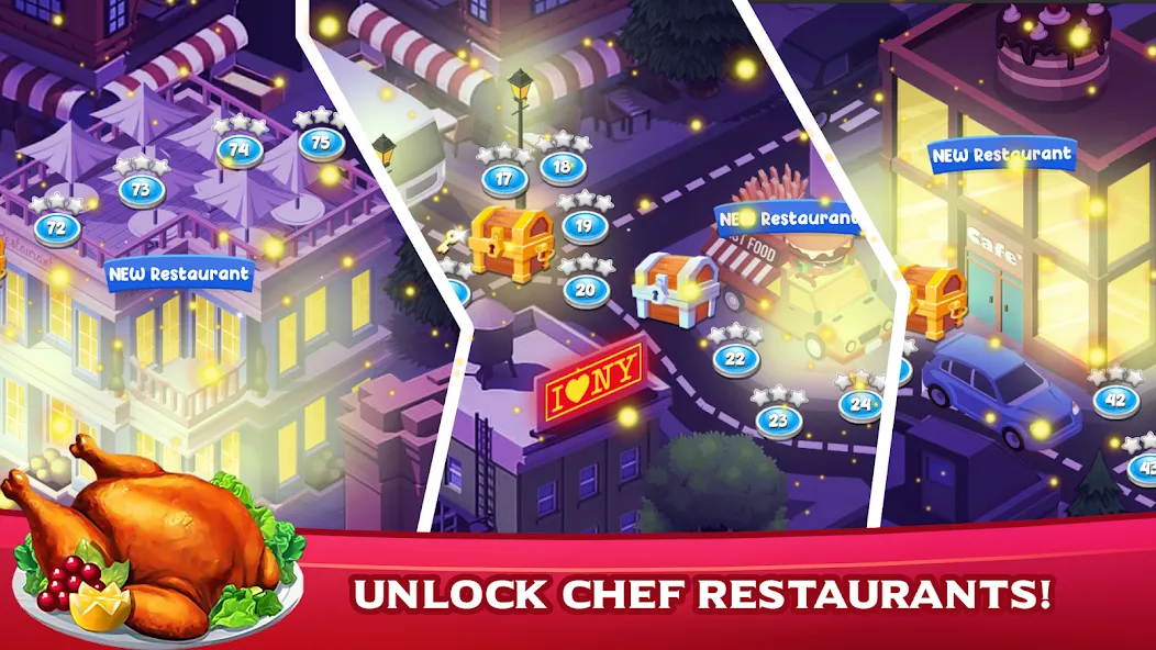 Cooking Mastery: Kitchen games  [МОД Бесконечные деньги] Screenshot 2