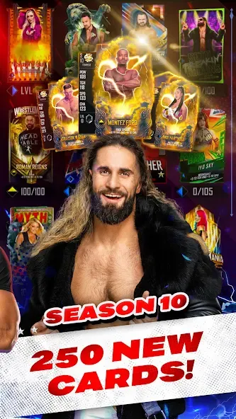 WWE SuperCard - Battle Cards (ВВЕ СуперКард)  [МОД Много монет] Screenshot 2