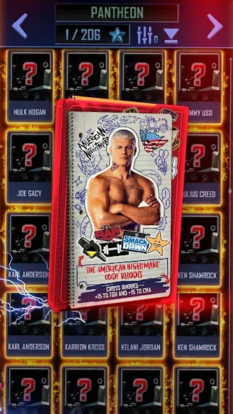 WWE SuperCard - Battle Cards (ВВЕ СуперКард)  [МОД Много монет] Screenshot 3