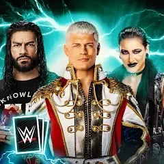 Взломанная WWE SuperCard - Battle Cards (ВВЕ СуперКард)  [МОД Много монет] - стабильная версия apk на Андроид